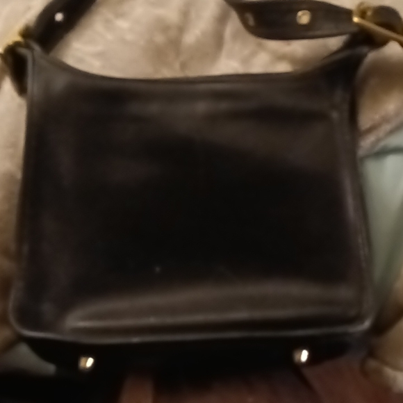 Coach Black Leather Janice Legacy Zip Crossbody shoulder bag - Picture 3 of 6